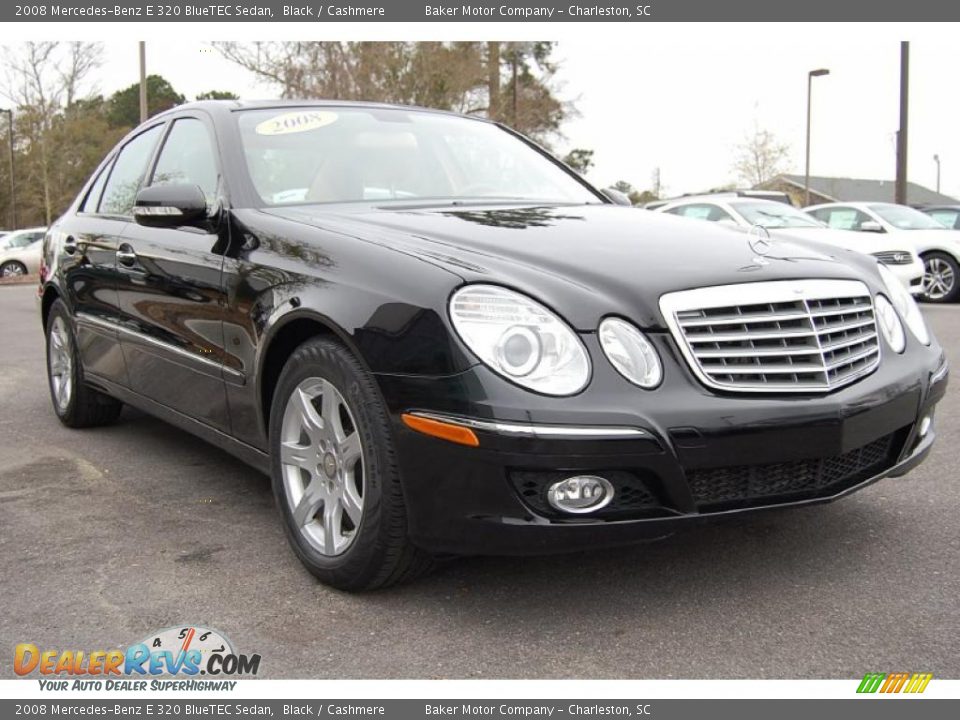 2008 Mercedes-Benz E 320 BlueTEC Sedan Black / Cashmere Photo #1