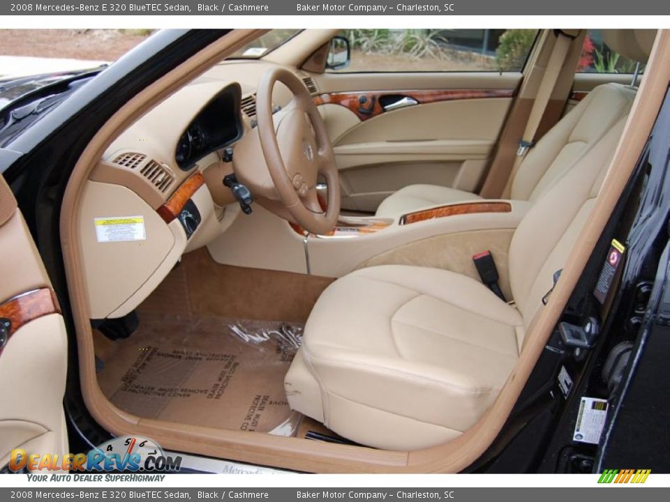 2008 Mercedes-Benz E 320 BlueTEC Sedan Black / Cashmere Photo #5