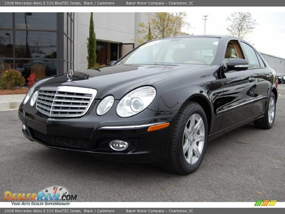 2008 Mercedes-Benz E 320 BlueTEC Sedan Black / Cashmere Photo #13