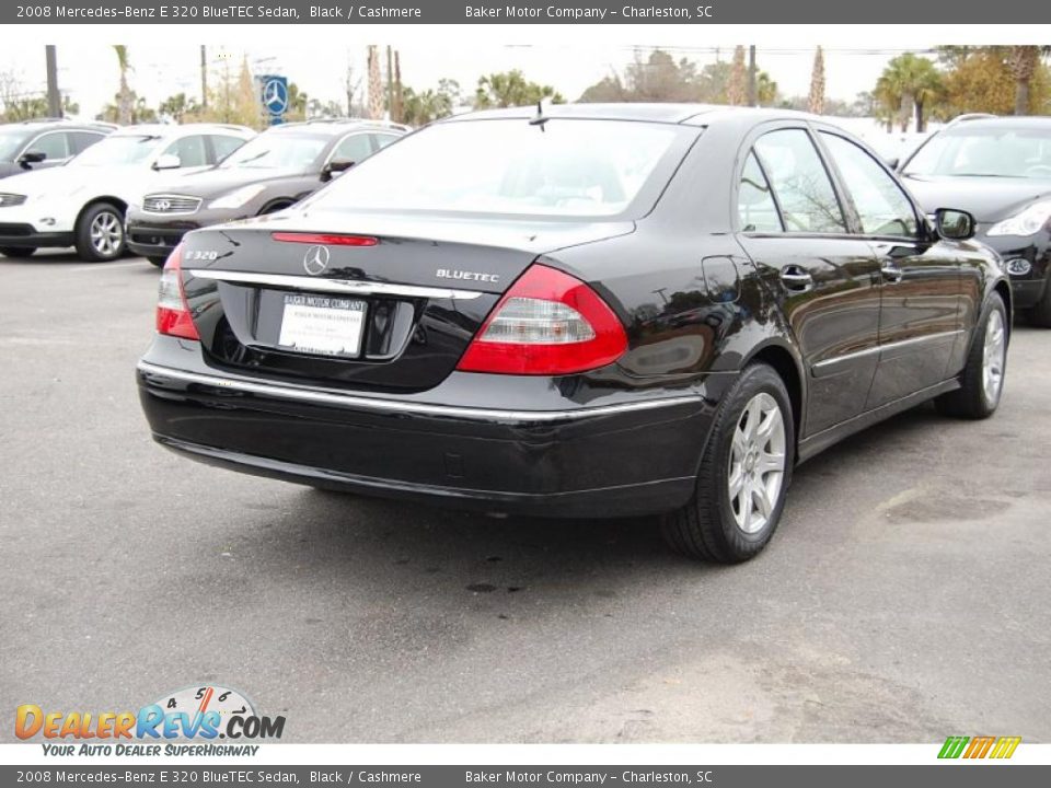 2008 Mercedes-Benz E 320 BlueTEC Sedan Black / Cashmere Photo #16