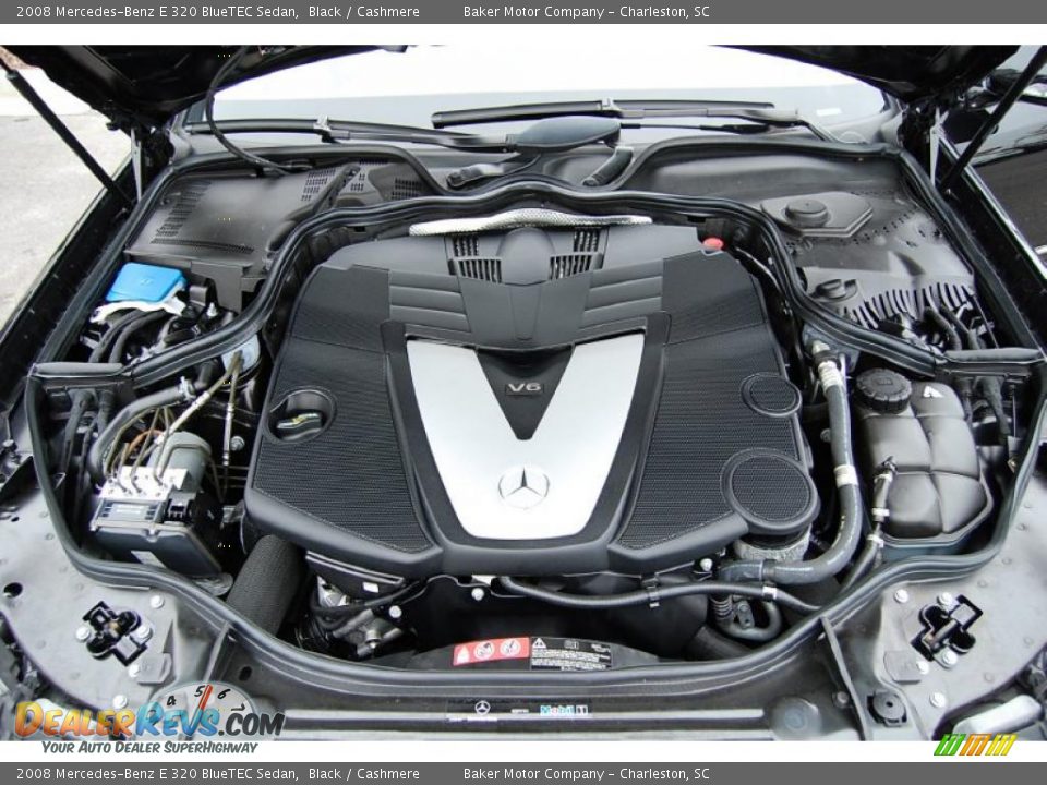2008 Mercedes-Benz E 320 BlueTEC Sedan Black / Cashmere Photo #21