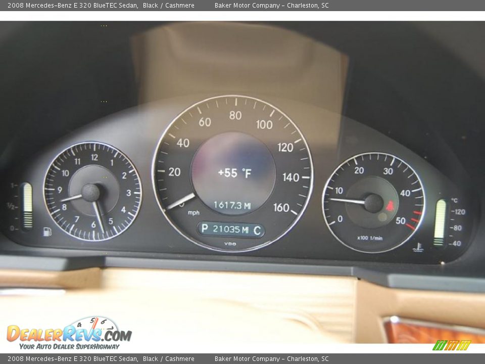 2008 Mercedes-Benz E 320 BlueTEC Sedan Black / Cashmere Photo #23