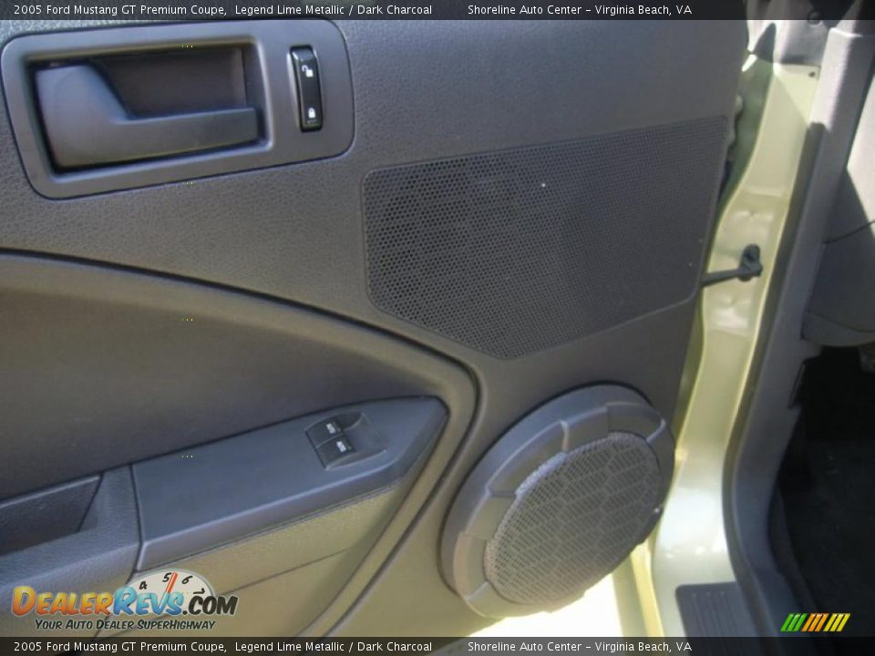 2005 Ford Mustang GT Premium Coupe Legend Lime Metallic / Dark Charcoal Photo #13