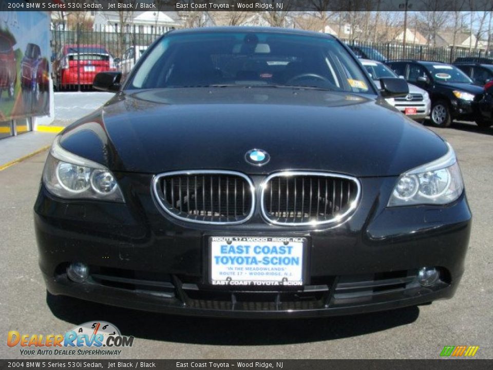 2004 BMW 5 Series 530i Sedan Jet Black / Black Photo #2