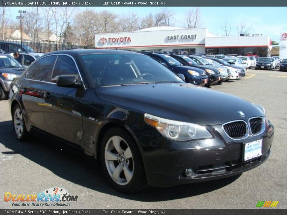 2004 BMW 5 Series 530i Sedan Jet Black / Black Photo #3
