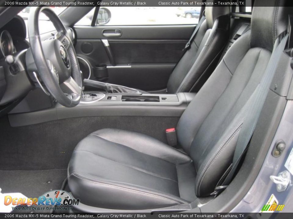 2006 Mazda MX-5 Miata Grand Touring Roadster Galaxy Gray Metallic / Black Photo #8