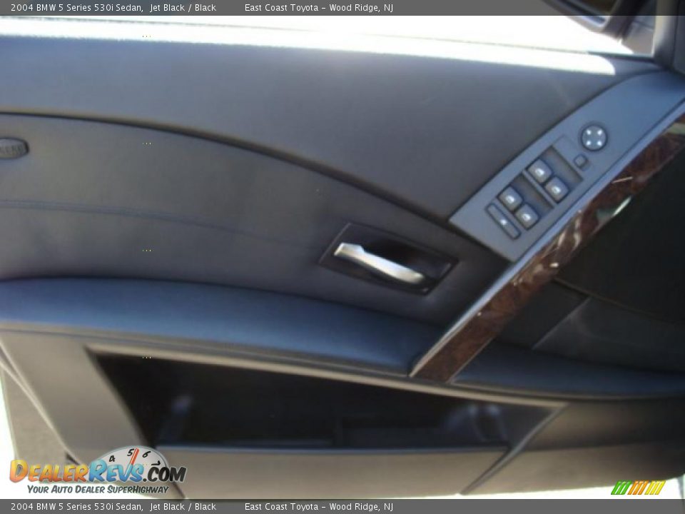 2004 BMW 5 Series 530i Sedan Jet Black / Black Photo #6