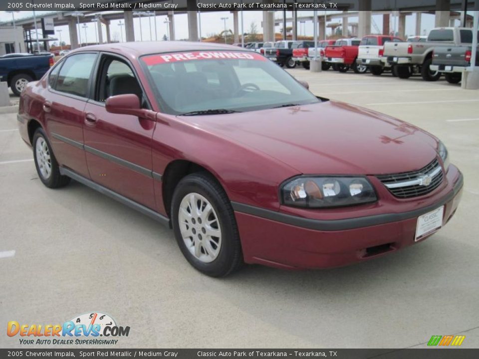 2005 Chevrolet Impala Sport Red Metallic / Medium Gray Photo #2
