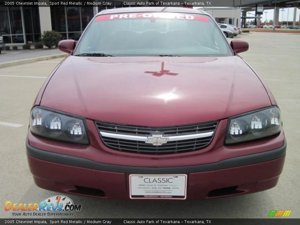 2005 Chevrolet Impala Sport Red Metallic / Medium Gray Photo #5