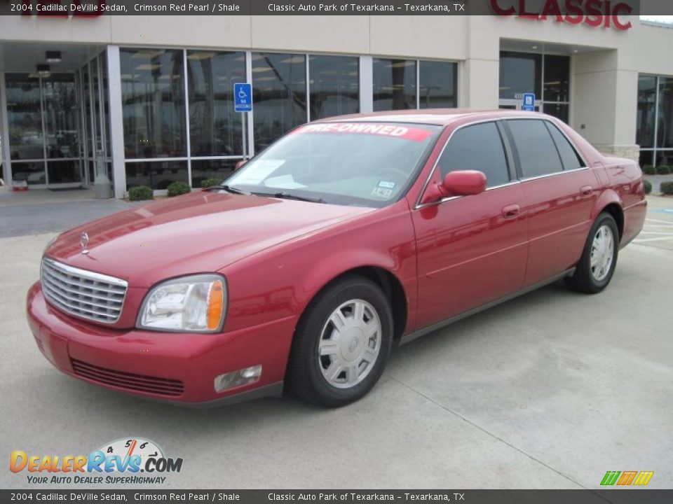 2004 Cadillac DeVille Sedan Crimson Red Pearl / Shale Photo #1