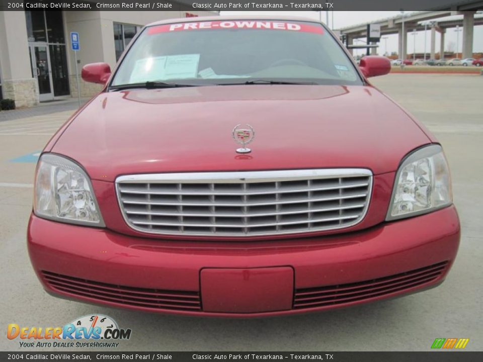 2004 Cadillac DeVille Sedan Crimson Red Pearl / Shale Photo #5