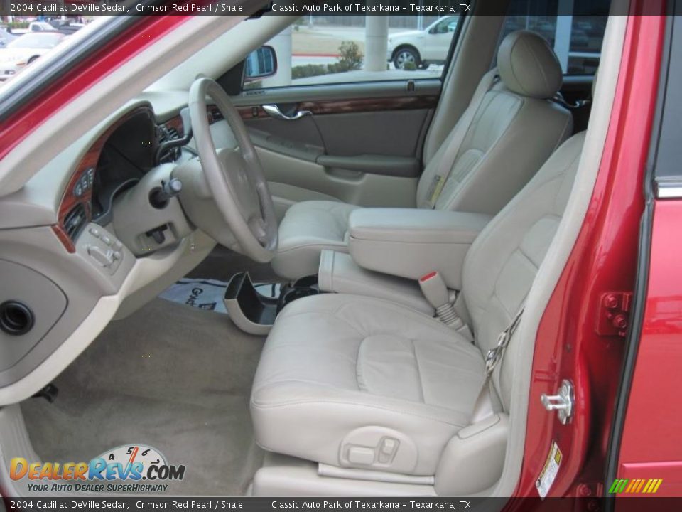 2004 Cadillac DeVille Sedan Crimson Red Pearl / Shale Photo #8