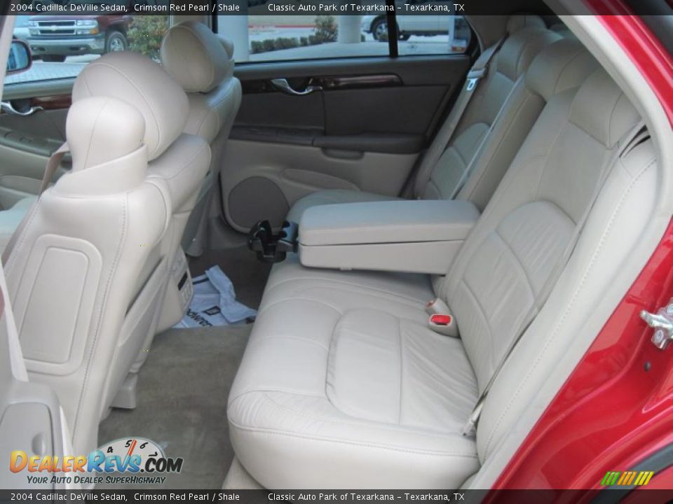 2004 Cadillac DeVille Sedan Crimson Red Pearl / Shale Photo #9