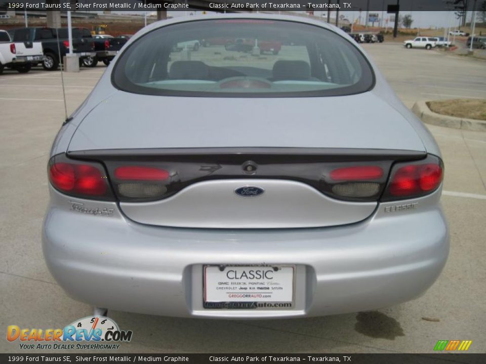 1999 Ford Taurus SE Silver Frost Metallic / Medium Graphite Photo #6