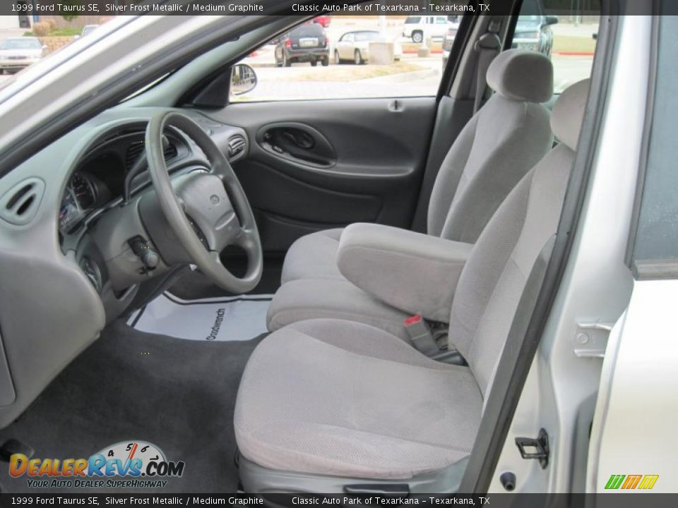 1999 Ford Taurus SE Silver Frost Metallic / Medium Graphite Photo #8