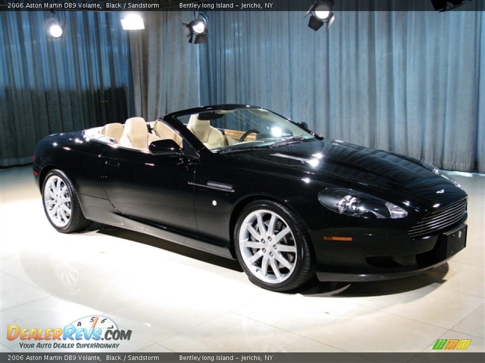 2006 Aston Martin DB9 Volante Black / Sandstorm Photo #3