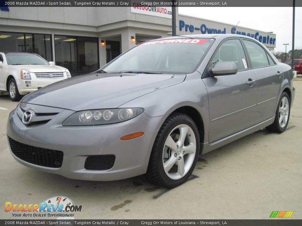 2008 Mazda MAZDA6 i Sport Sedan Tungsten Gray Metallic / Gray Photo #1