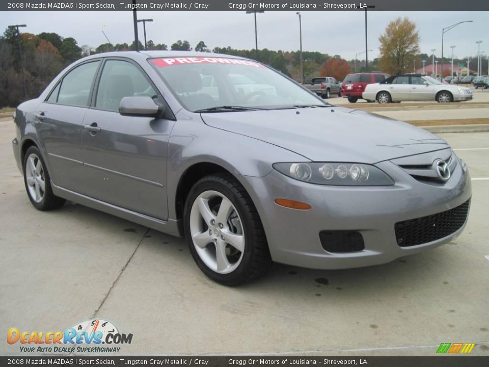 2008 Mazda MAZDA6 i Sport Sedan Tungsten Gray Metallic / Gray Photo #2