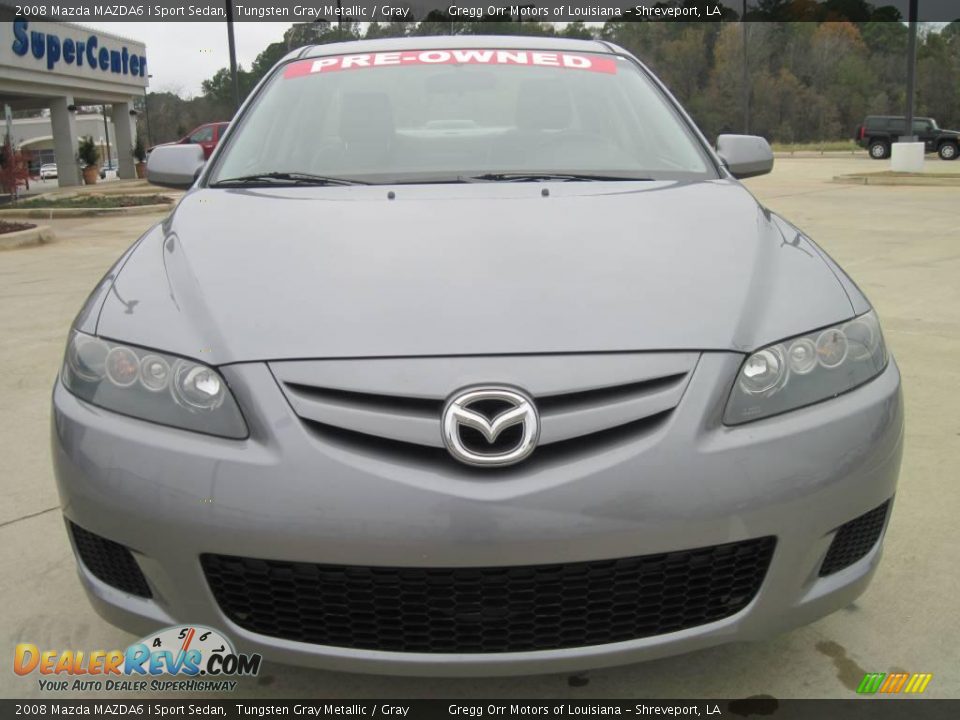 2008 Mazda MAZDA6 i Sport Sedan Tungsten Gray Metallic / Gray Photo #5