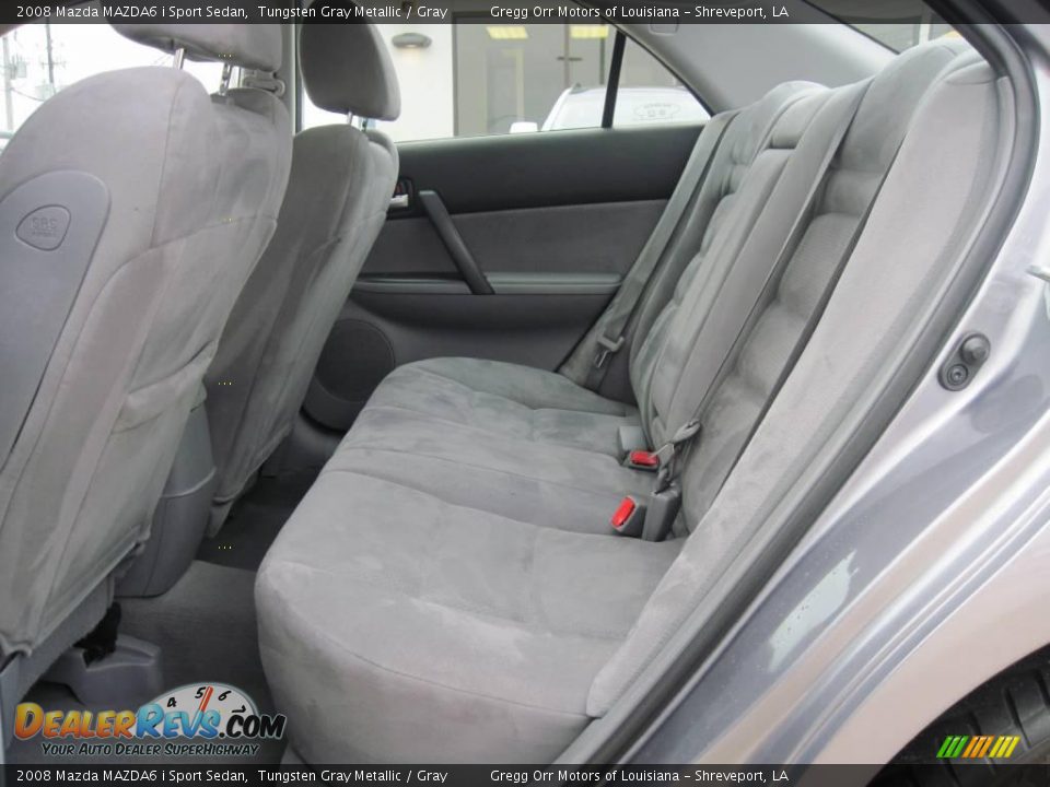 2008 Mazda MAZDA6 i Sport Sedan Tungsten Gray Metallic / Gray Photo #10