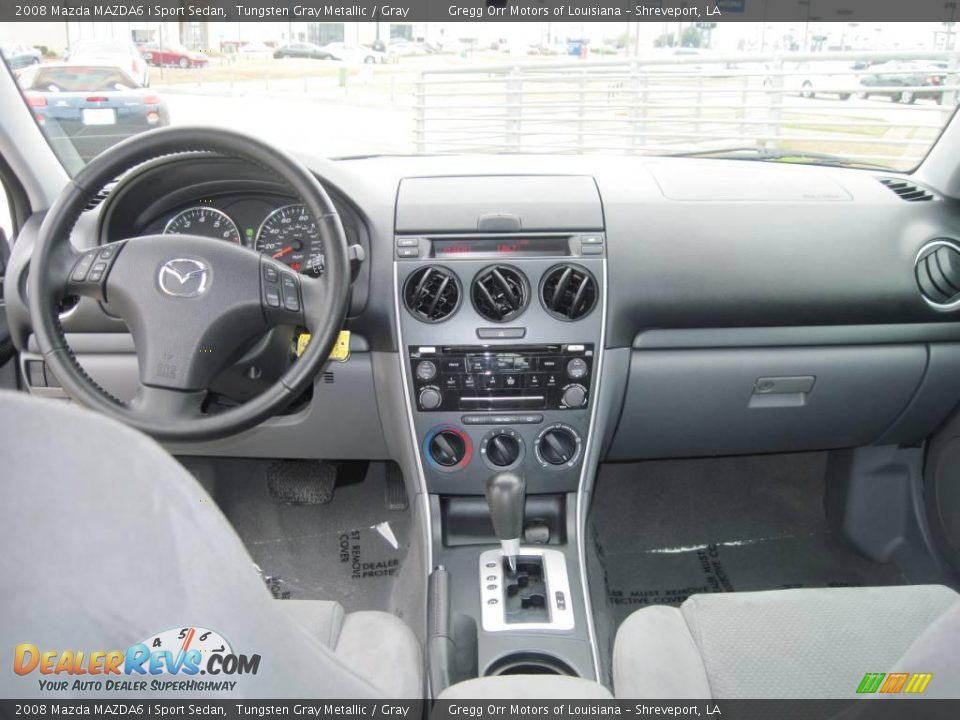 2008 Mazda MAZDA6 i Sport Sedan Tungsten Gray Metallic / Gray Photo #11