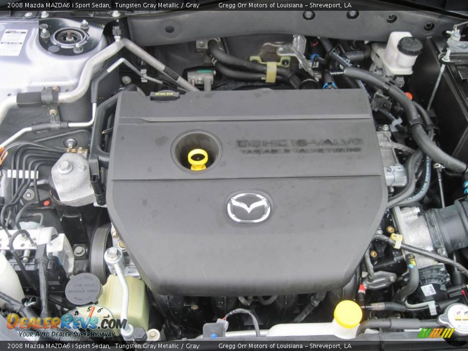 2008 Mazda MAZDA6 i Sport Sedan Tungsten Gray Metallic / Gray Photo #13