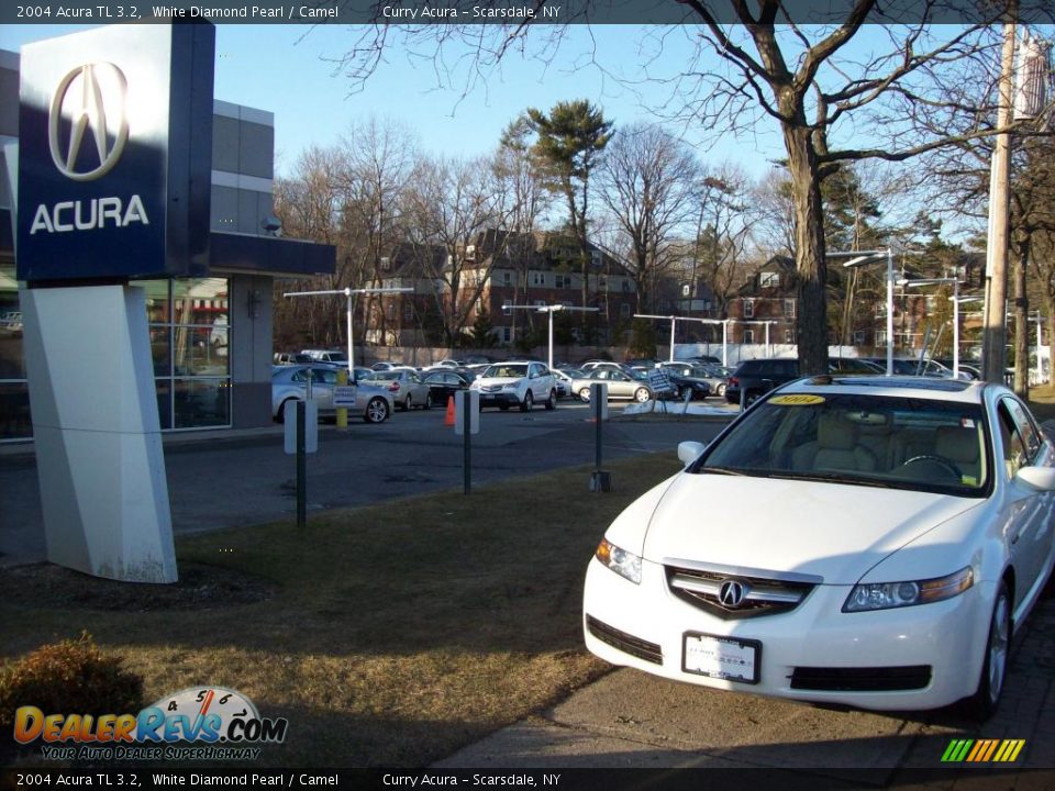 2004 Acura TL 3.2 White Diamond Pearl / Camel Photo #1