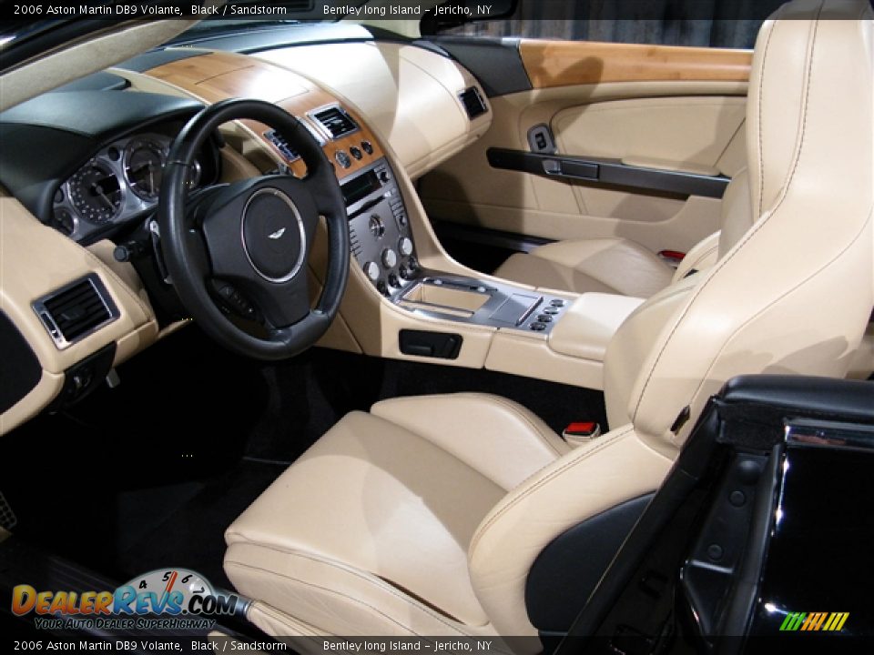 2006 Aston Martin DB9 Volante Black / Sandstorm Photo #6