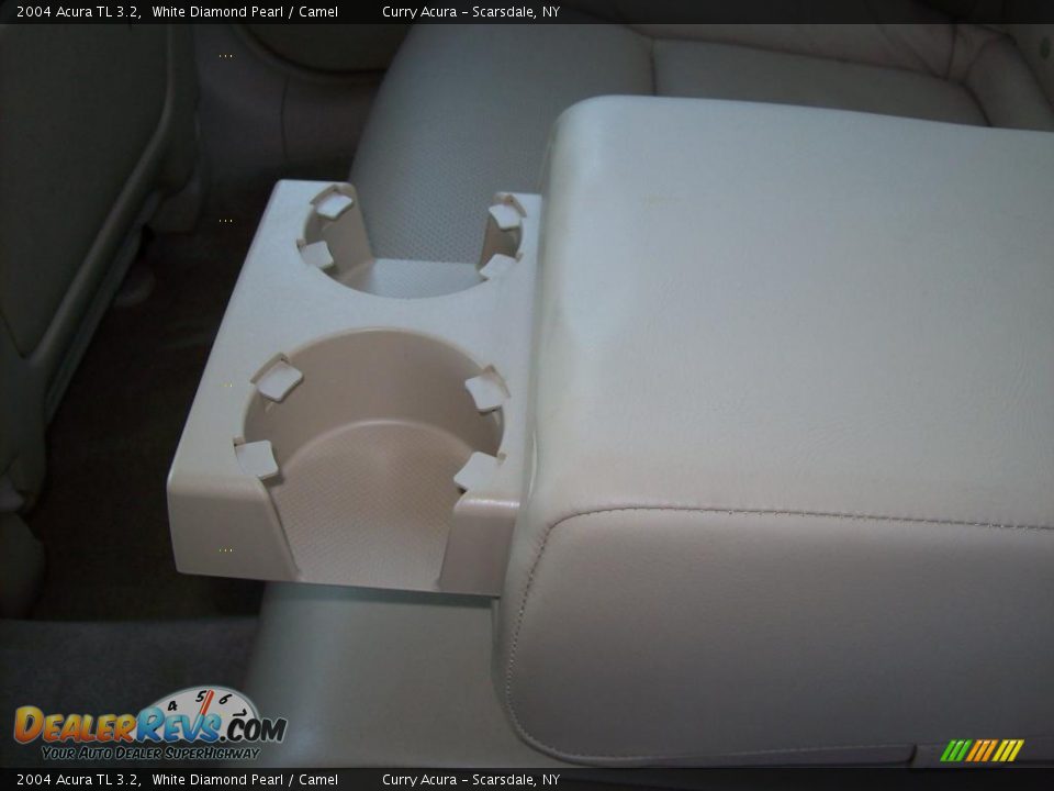 2004 Acura TL 3.2 White Diamond Pearl / Camel Photo #11