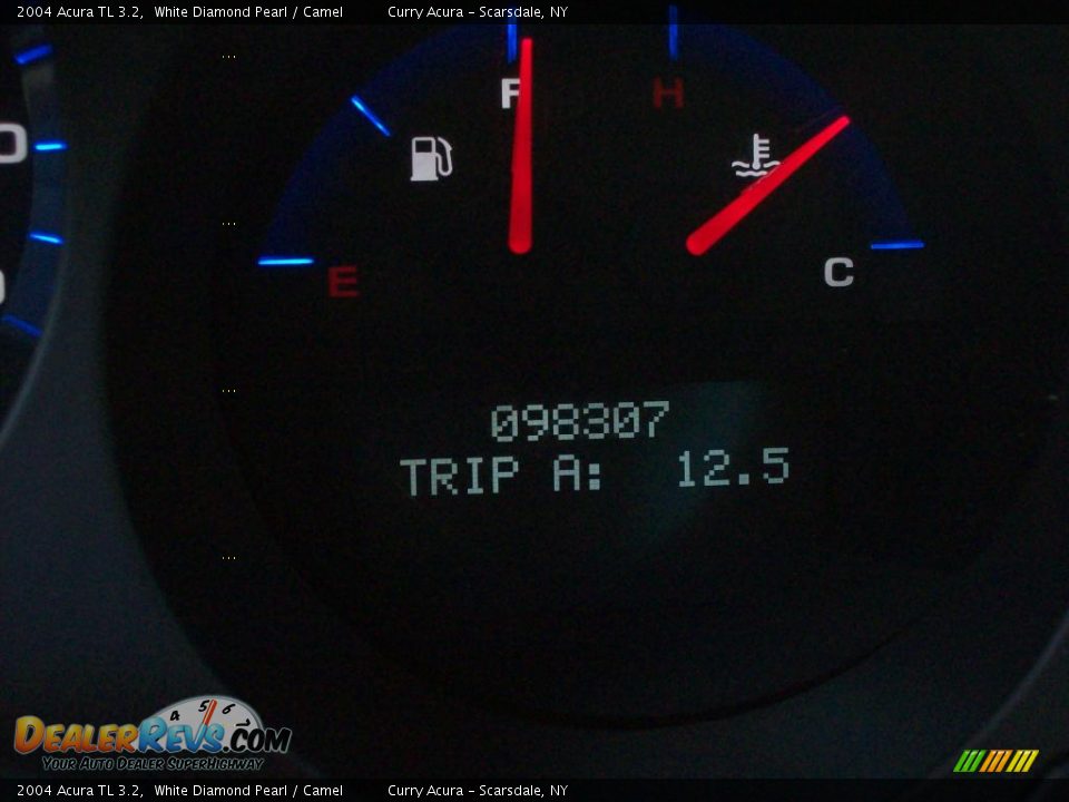 2004 Acura TL 3.2 White Diamond Pearl / Camel Photo #17