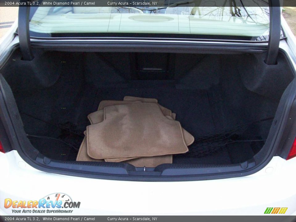 2004 Acura TL 3.2 White Diamond Pearl / Camel Photo #23