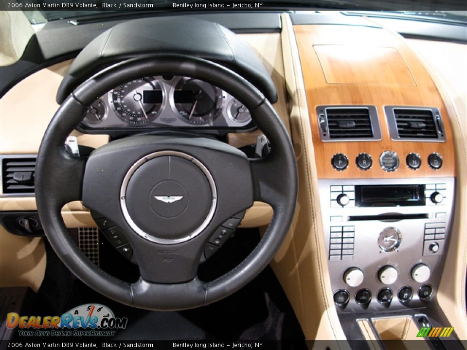 2006 Aston Martin DB9 Volante Black / Sandstorm Photo #7