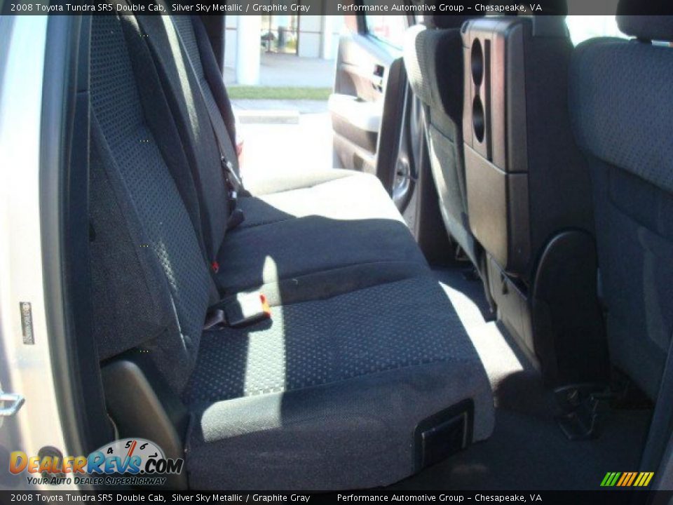 2008 Toyota Tundra SR5 Double Cab Silver Sky Metallic / Graphite Gray Photo #14
