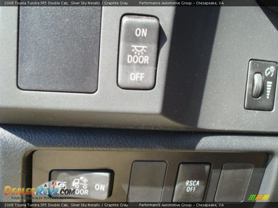 2008 Toyota Tundra SR5 Double Cab Silver Sky Metallic / Graphite Gray Photo #20