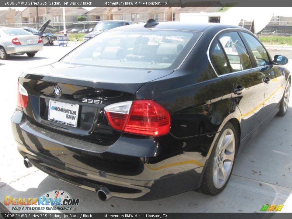 2008 BMW 3 Series 335i Sedan Jet Black / Black Photo #3