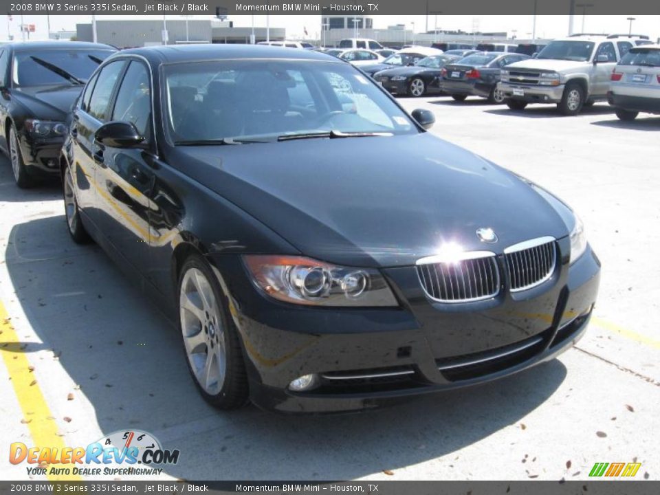 2008 BMW 3 Series 335i Sedan Jet Black / Black Photo #4