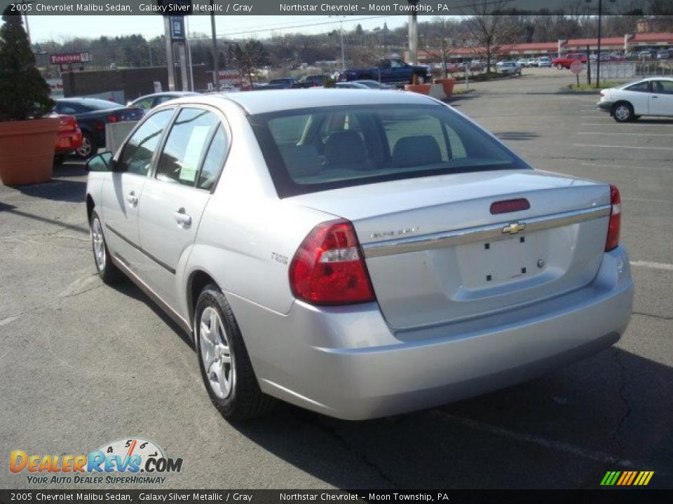 2005 Chevrolet Malibu Sedan Galaxy Silver Metallic / Gray Photo #5