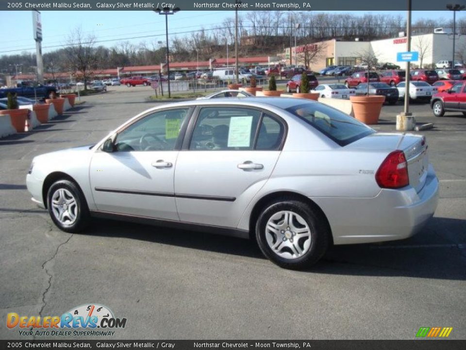 2005 Chevrolet Malibu Sedan Galaxy Silver Metallic / Gray Photo #6