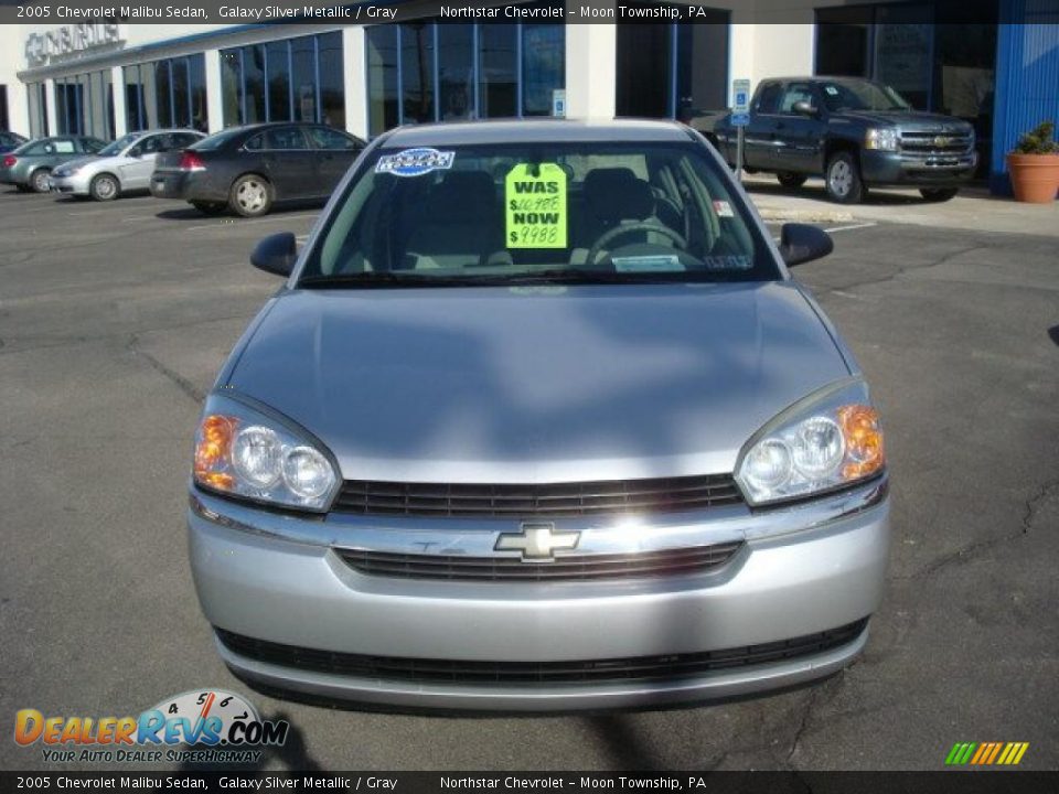 2005 Chevrolet Malibu Sedan Galaxy Silver Metallic / Gray Photo #8