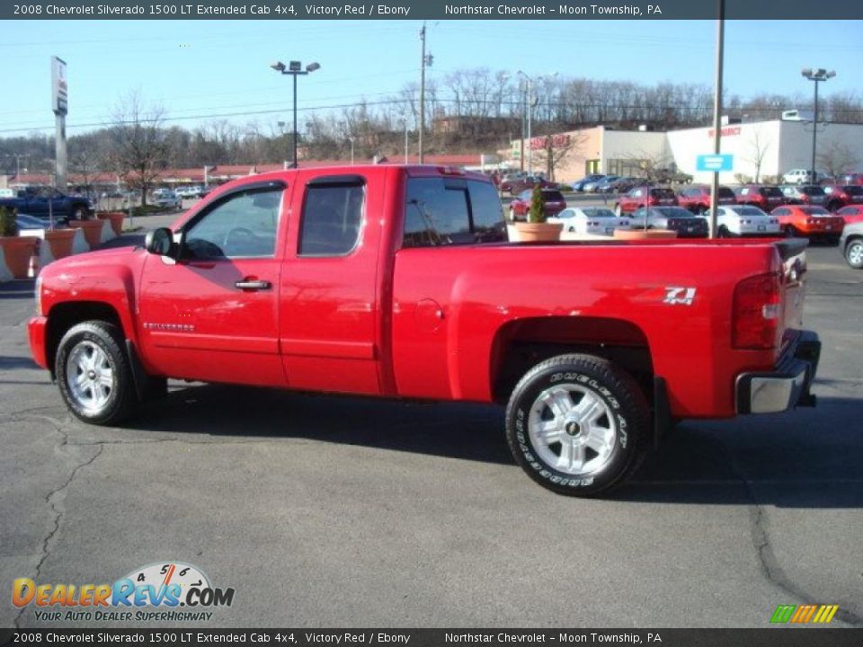 2008 Chevrolet Silverado 1500 LT Extended Cab 4x4 Victory Red / Ebony Photo #6