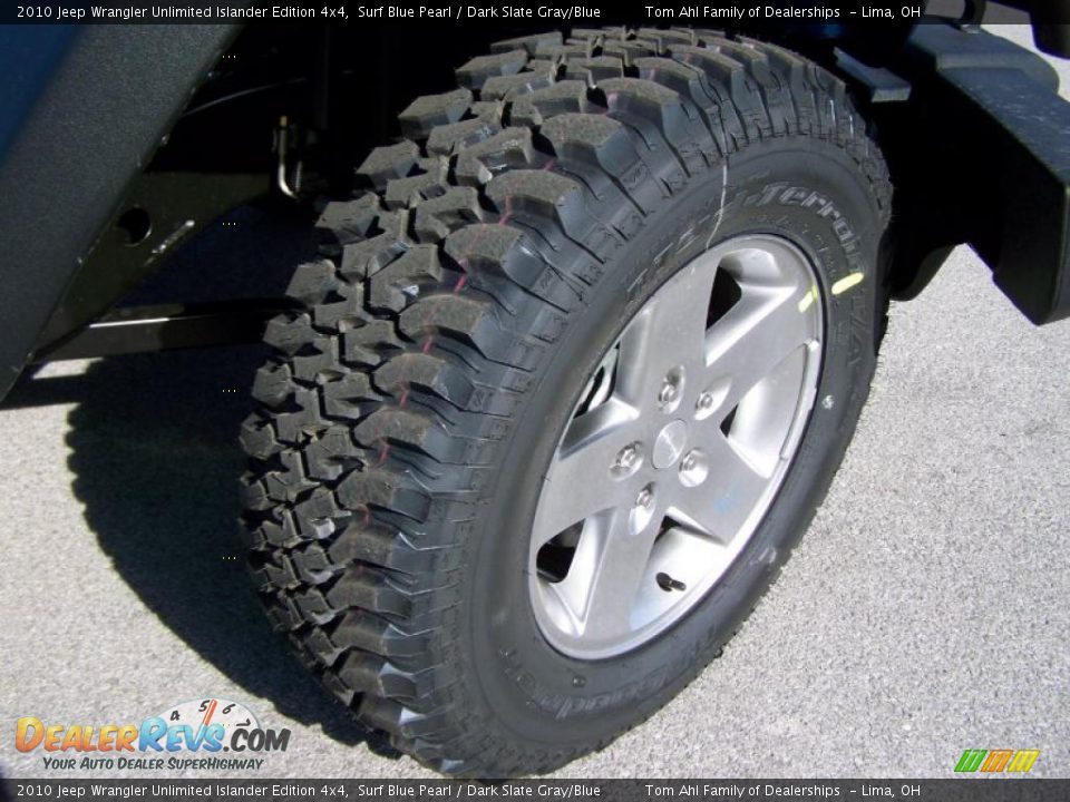 2010 Jeep Wrangler Unlimited Islander Edition 4x4 Surf Blue Pearl / Dark Slate Gray/Blue Photo #4