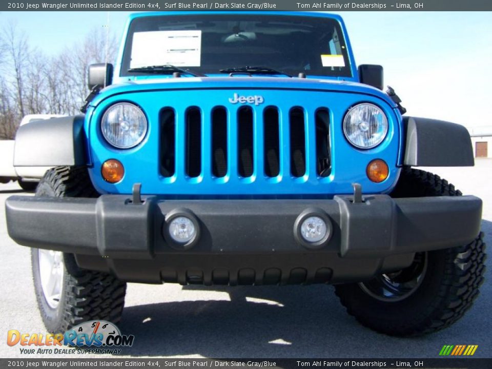 2010 Jeep Wrangler Unlimited Islander Edition 4x4 Surf Blue Pearl / Dark Slate Gray/Blue Photo #6