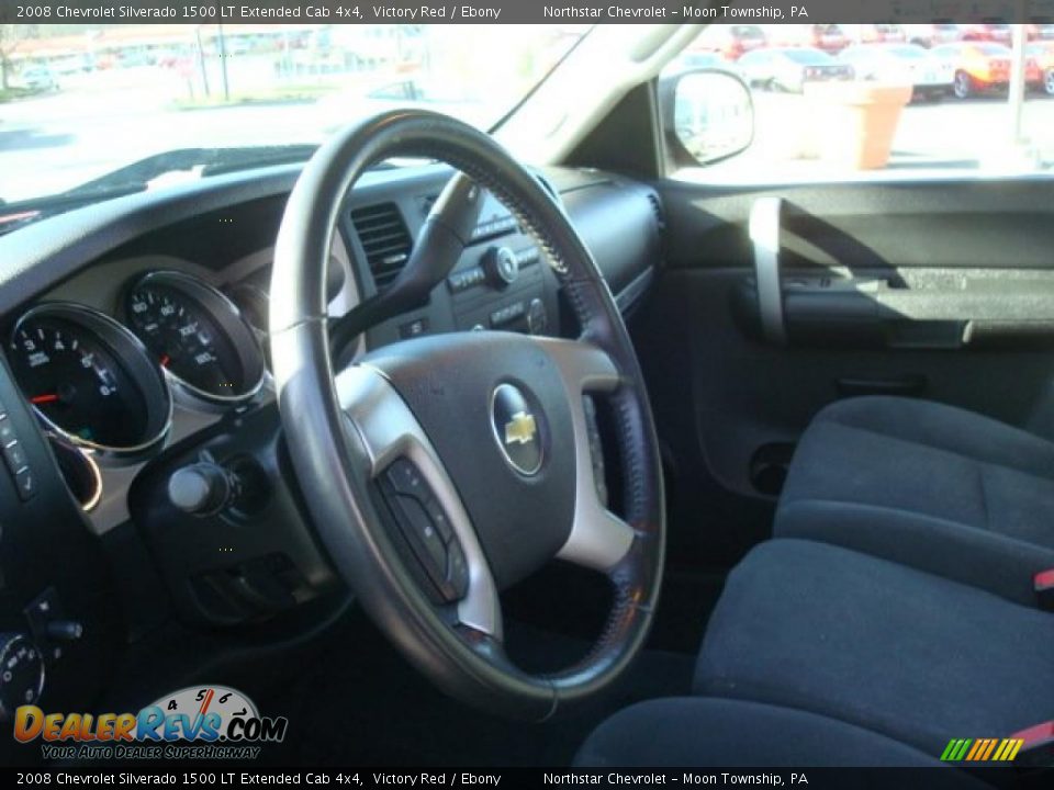 2008 Chevrolet Silverado 1500 LT Extended Cab 4x4 Victory Red / Ebony Photo #15
