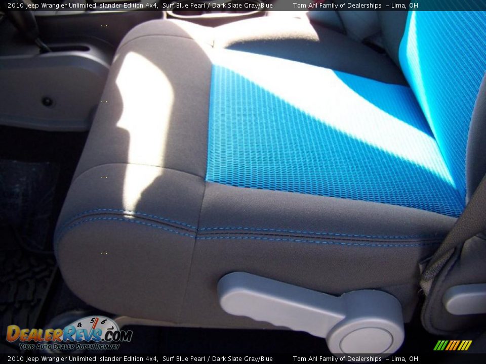 2010 Jeep Wrangler Unlimited Islander Edition 4x4 Surf Blue Pearl / Dark Slate Gray/Blue Photo #14