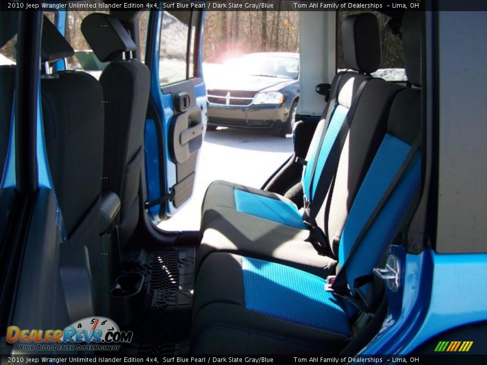 2010 Jeep Wrangler Unlimited Islander Edition 4x4 Surf Blue Pearl / Dark Slate Gray/Blue Photo #16