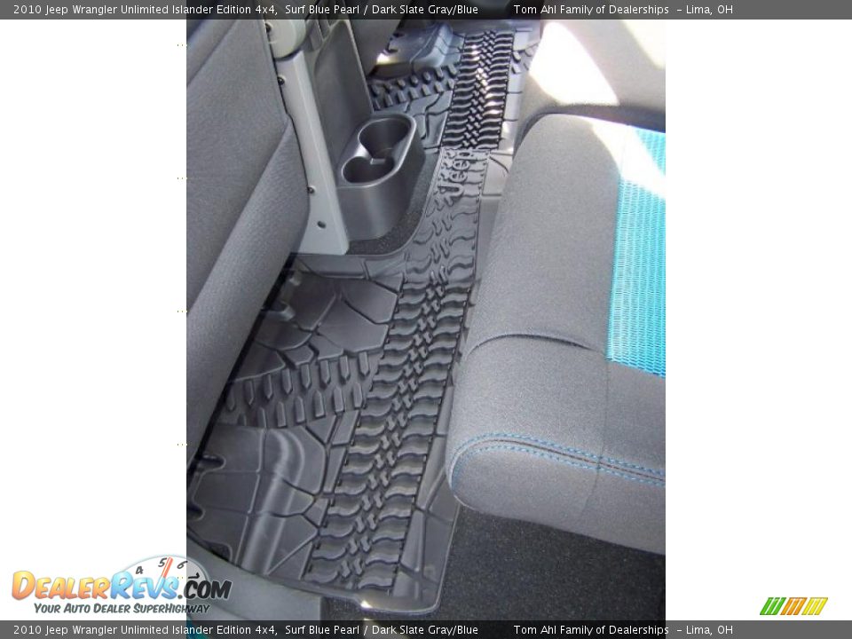 2010 Jeep Wrangler Unlimited Islander Edition 4x4 Surf Blue Pearl / Dark Slate Gray/Blue Photo #17