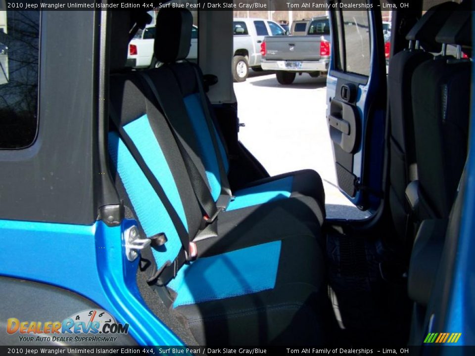 2010 Jeep Wrangler Unlimited Islander Edition 4x4 Surf Blue Pearl / Dark Slate Gray/Blue Photo #19