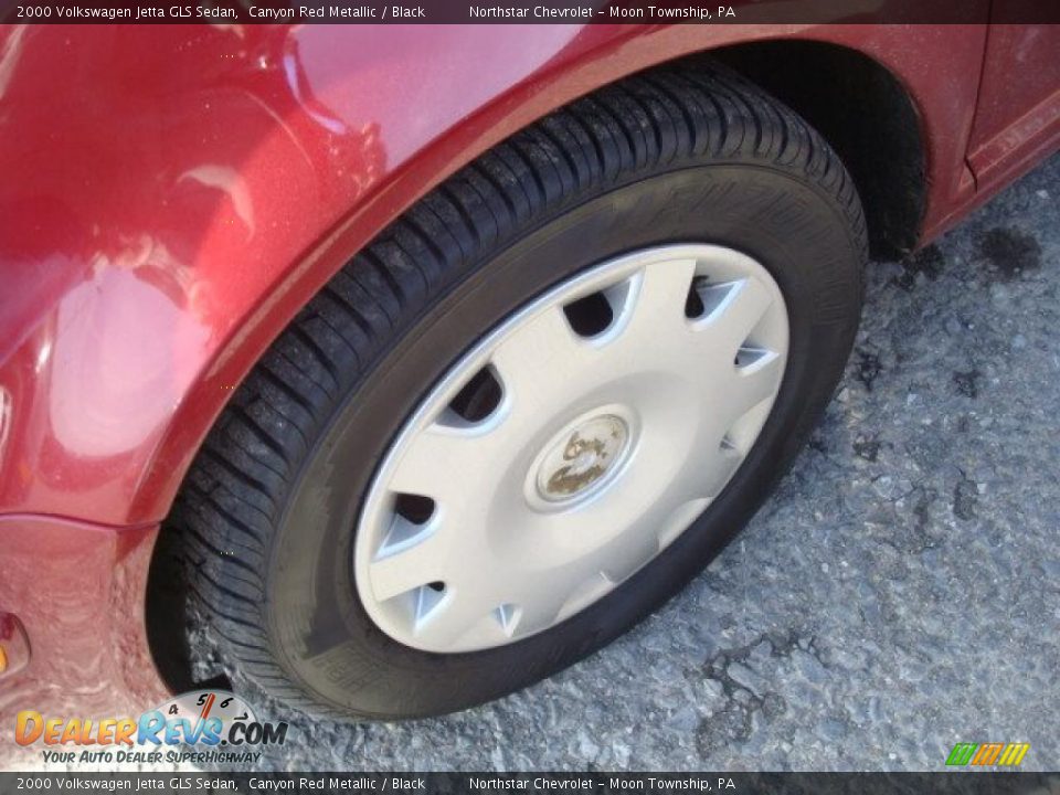 2000 Volkswagen Jetta GLS Sedan Canyon Red Metallic / Black Photo #7
