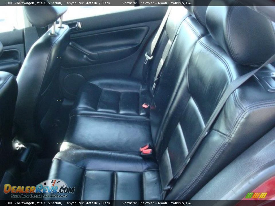 2000 Volkswagen Jetta GLS Sedan Canyon Red Metallic / Black Photo #9