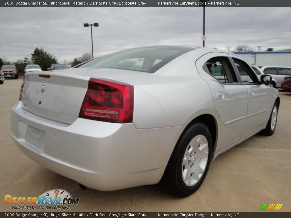 2006 Dodge Charger SE Bright Silver Metallic / Dark Slate Gray/Light Slate Gray Photo #3